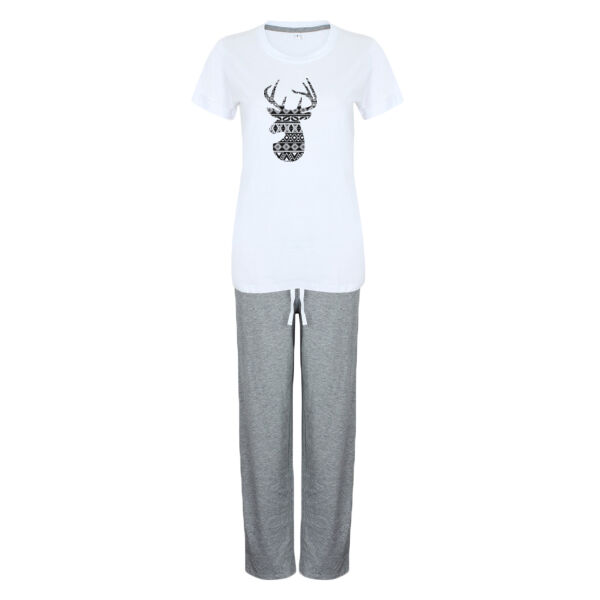 Nordic Deer - Towel City Long PJs in a Bag Thumbnail