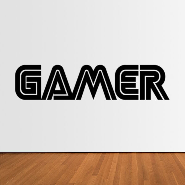 Gamer  - Horizontal Wall Sticker Gamer  - Horizontal Wall Sticker Thumbnail