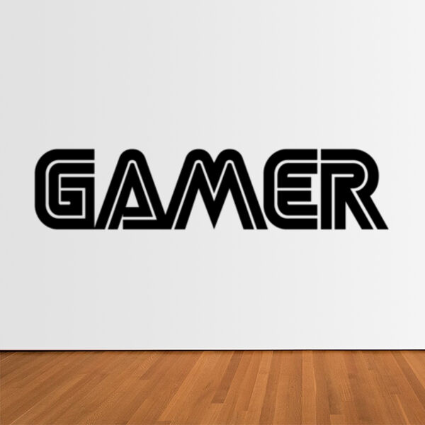 Gamer  - Horizontal Wall Sticker Thumbnail