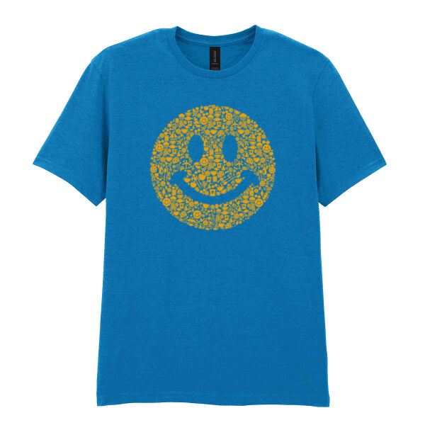 Smiley - Softstyle™ adult ringspun t-shirt Thumbnail