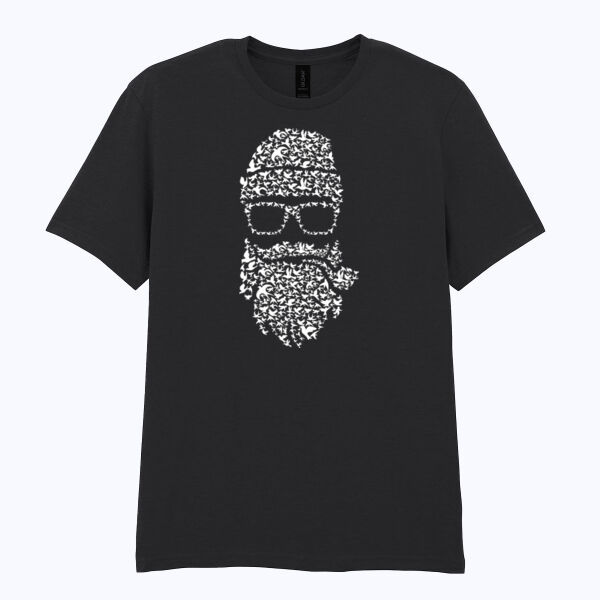 Bird Beard - Softstyle™ adult ringspun t-shirt Bird Beard - Softstyle™ adult ringspun t-shirt Thumbnail