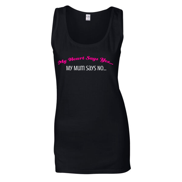 Mum Says No - Softstyle™ women's tank top Thumbnail