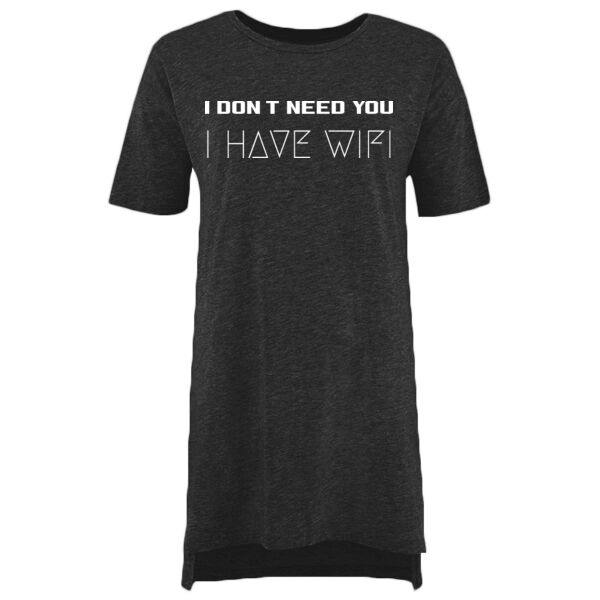 I Have Wifi  - Gals oversized sleepy T Thumbnail