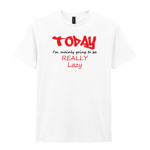 Lazy Day  - Softstyle™ adult ringspun t-shirt Thumbnail
