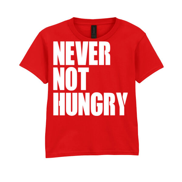 Never Not Hungry - Softstyle™ youth ringspun t-shirt Thumbnail