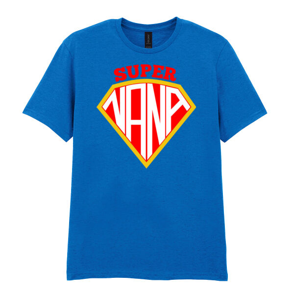 Super Nana - Softstyle™ adult ringspun t-shirt Thumbnail