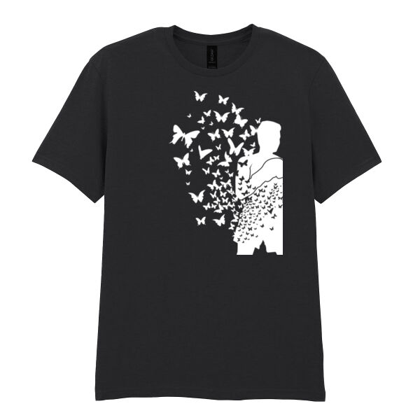 Float Like a Butterfly - Softstyle™ adult ringspun t-shirt Thumbnail