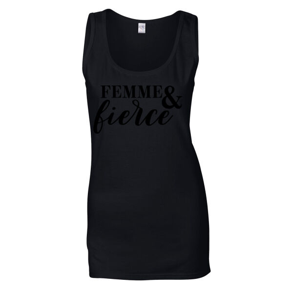 Femme & Fierce - Softstyle™ women's tank top Thumbnail