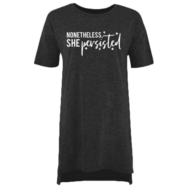 She Persisted  - Gals oversized sleepy T Thumbnail