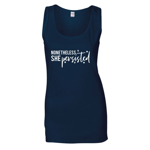 She Persisted  - Softstyle™ women's tank top Thumbnail