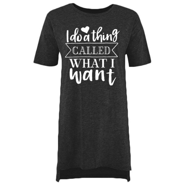 I Do What I Want - Gals oversized sleepy T Thumbnail