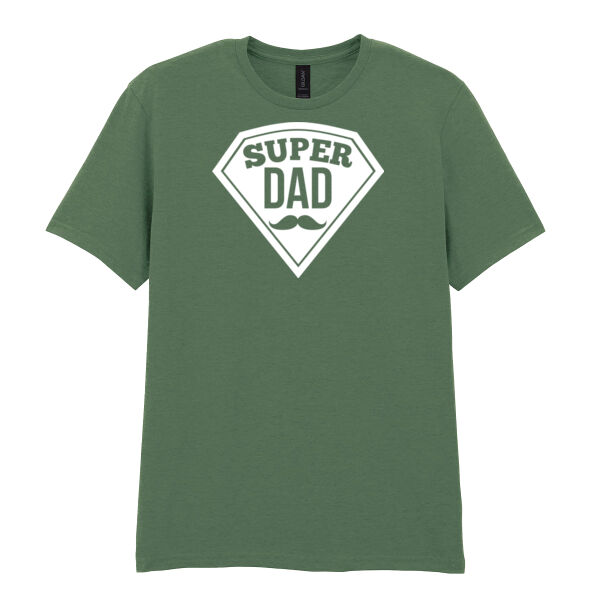 Super dad - Softstyle™ adult ringspun t-shirt Thumbnail