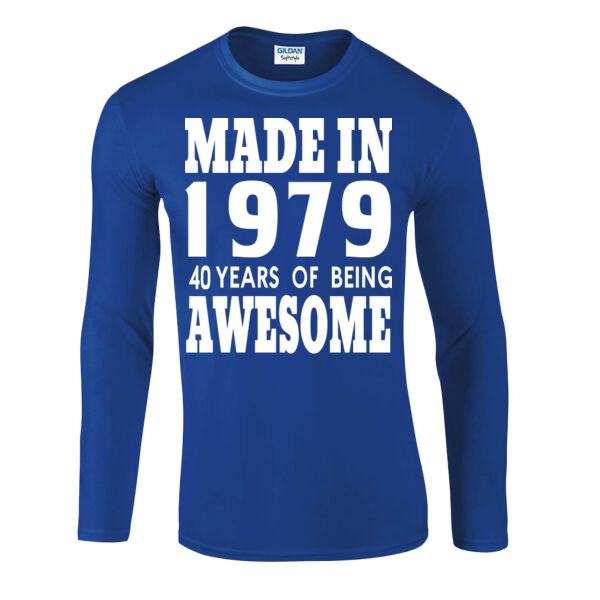 Customisable - Made in - Softstyle™ long sleeve t-shirt - Softstyle™ long sleeve t-shirt Thumbnail