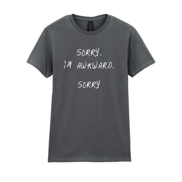 Sorry I'm Awkward - Softstyle™ adult ringspun t-shirt - Softstyle™ women's ringspun t-shirt Thumbnail