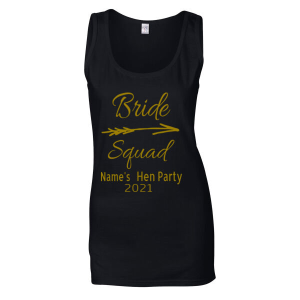 Bride Squad - Softstyle™ women's tank top Thumbnail