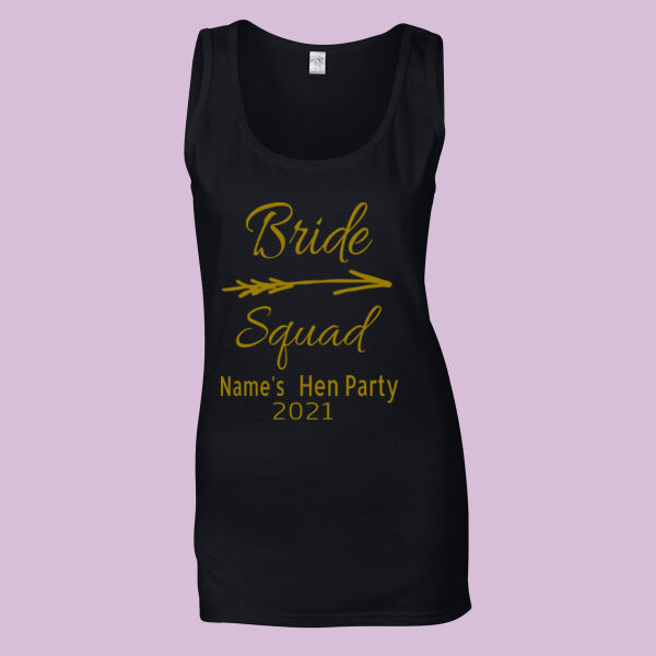 Bride Squad - Softstyle™ women's tank top Thumbnail