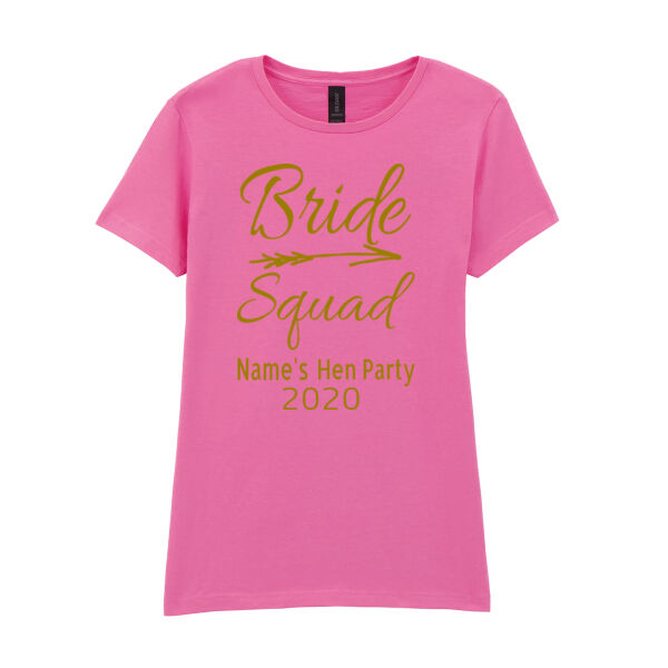 Bride Squad - Softstyle™ women's ringspun t-shirt - Softstyle™ women's ringspun t-shirt Thumbnail
