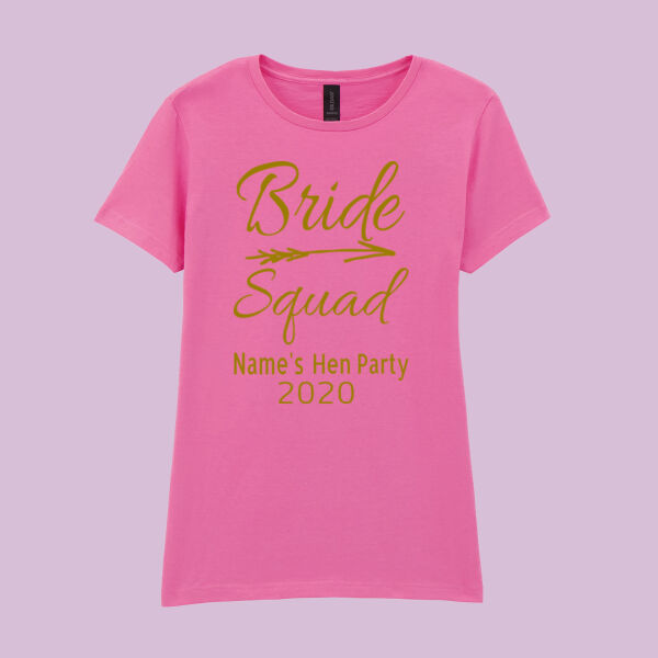 Bride Squad - Softstyle™ women's ringspun t-shirt - Softstyle™ women's ringspun t-shirt Thumbnail