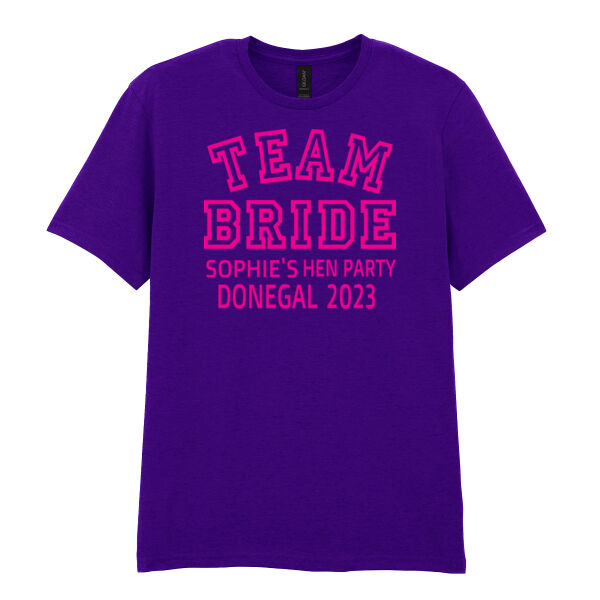 Team Bride - Softstyle™ adult ringspun t-shirt - Softstyle™ adult ringspun t-shirt Thumbnail