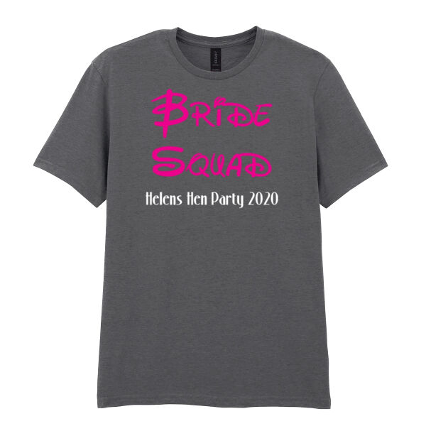 Disney Bride Squad Hen T-shirt - Softstyle™ adult ringspun t-shirt Thumbnail