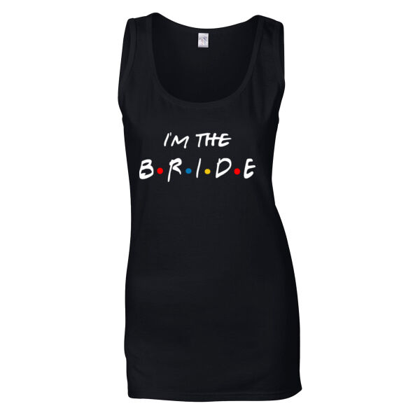 Friends Style - I'm The Bride - Softstyle™ women's tank top Thumbnail