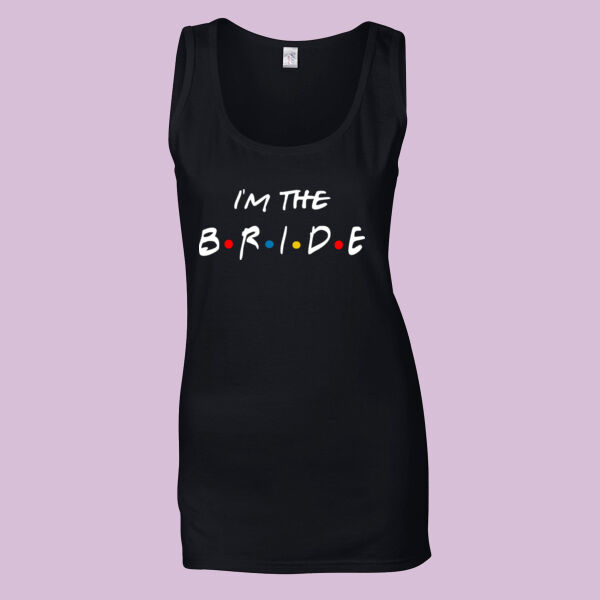 Friends Style - I'm The Bride - Softstyle™ women's tank top Thumbnail
