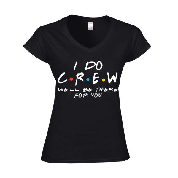 Friends Style - I Do Crew   - Softstyle™ women's v-neck t-shirt Thumbnail