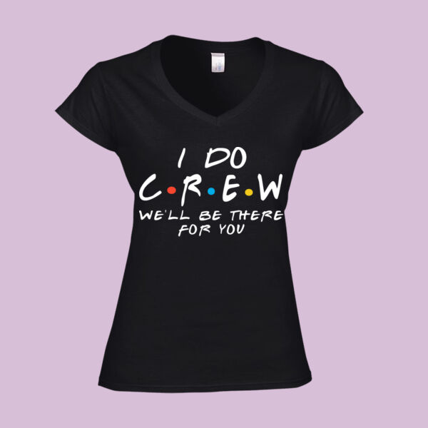 Friends Style - I Do Crew   - Softstyle™ women's v-neck t-shirt Thumbnail