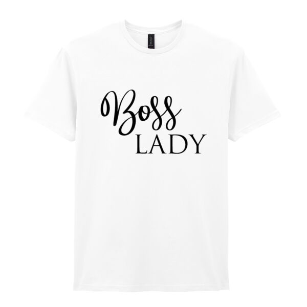 Boss Lady - Softstyle™ adult ringspun t-shirt Thumbnail