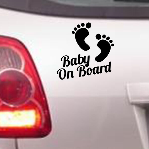 Baby on Board - Car Bumper Sticker Thumbnail