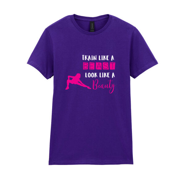 Train Like A Beast - Softstyle™ women's ringspun t-shirt Thumbnail