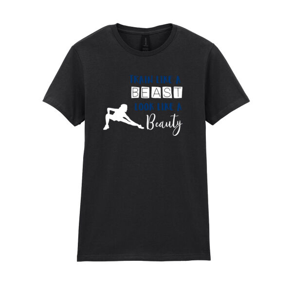 Train Like A Beast - Softstyle™ women's ringspun t-shirt Thumbnail