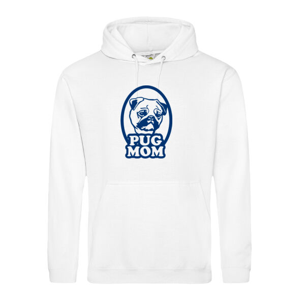 Pug Mom - College hoodie Thumbnail