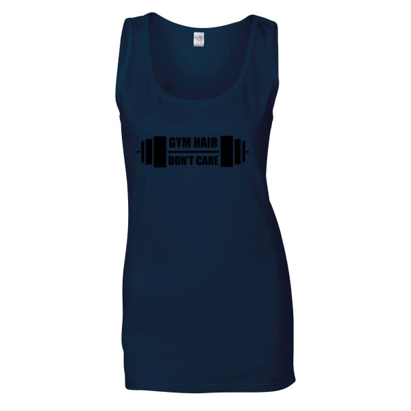Gym Hair , Dont Care - Softstyle™ women's tank top Thumbnail
