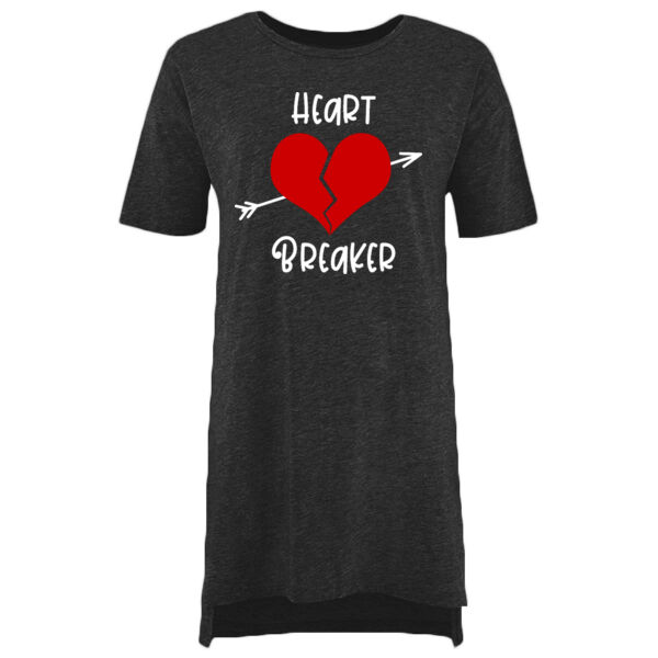 Heart Breaker - Gals oversized sleepy T Thumbnail