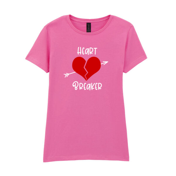 Heart Breaker - Softstyle™ women's ringspun t-shirt Thumbnail