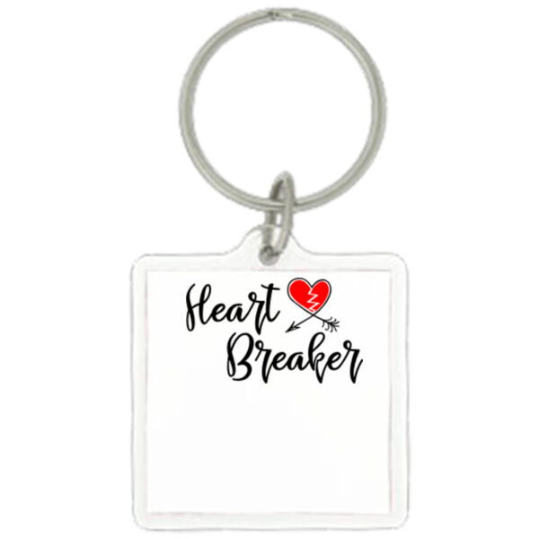 Heart Breaker - Square Keyring Thumbnail