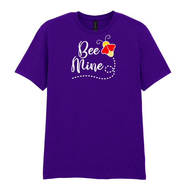 Bee mine - Softstyle™ adult ringspun t-shirt Thumbnail