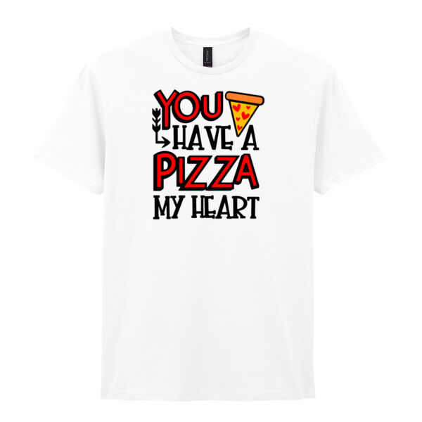 You have a Pizza my heart - Softstyle™ adult ringspun t-shirt Thumbnail