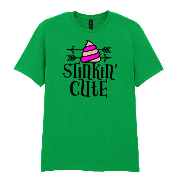 Stickin' Cute - Softstyle™ adult ringspun t-shirt Thumbnail