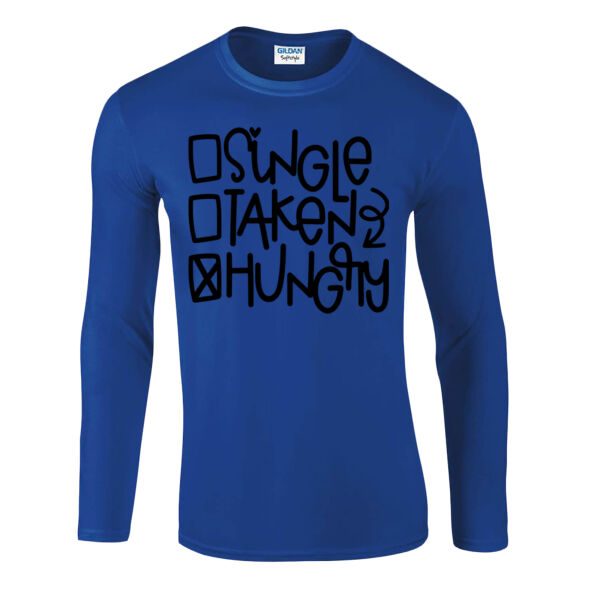Single Taken Hungry - Softstyle™ long sleeve t-shirt Thumbnail