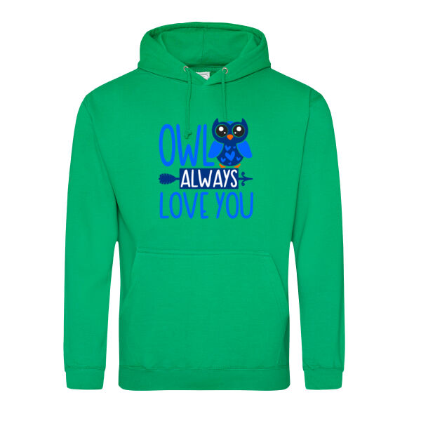 Owl always love you - College Hoodie Thumbnail