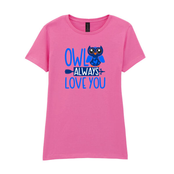 Owl always love you - Softstyle™ women's ringspun t-shirt Thumbnail