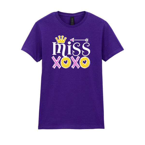 Miss XOXO - Softstyle™ women's ringspun t-shirt Thumbnail