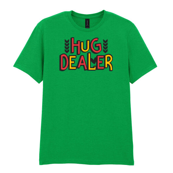Hug Dealer  - Softstyle™ adult ringspun t-shirt Thumbnail