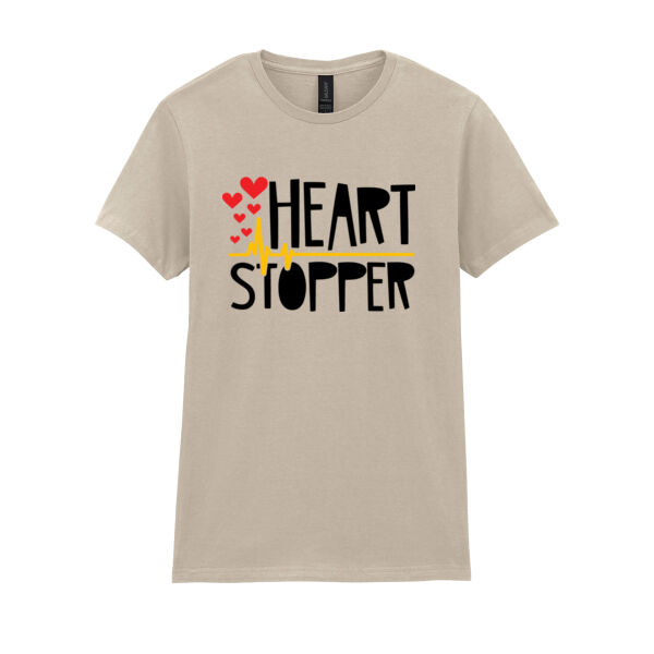 Heart Stopper - Softstyle™ women's ringspun t-shirt Thumbnail