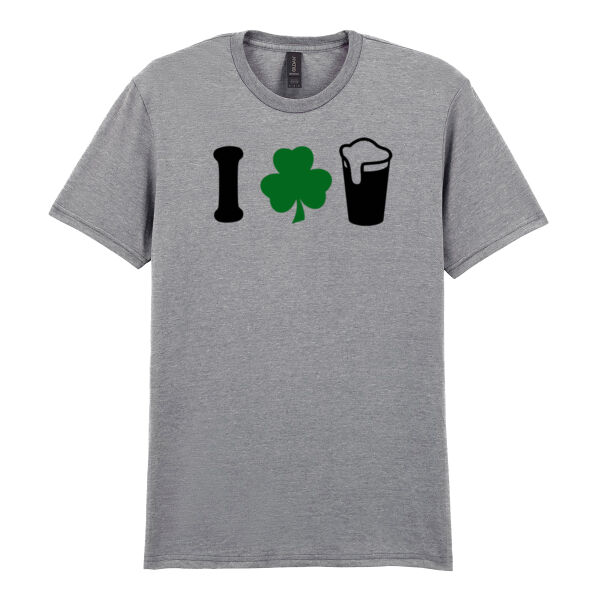 I Heart Beer - Softstyle™ adult ringspun t-shirt Thumbnail