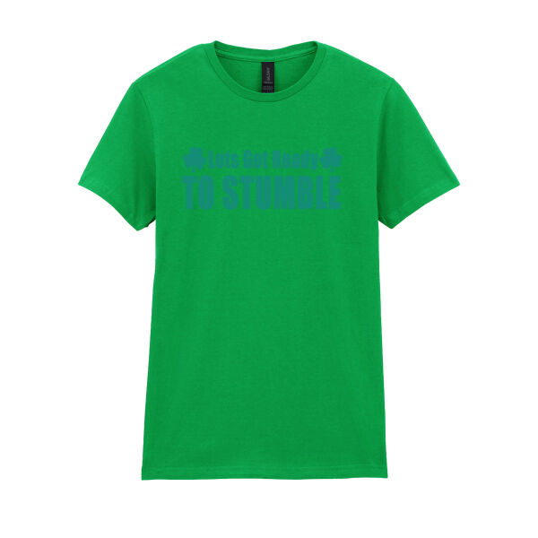 Let's Get Ready - Softstyle™ women's ringspun t-shirt Thumbnail