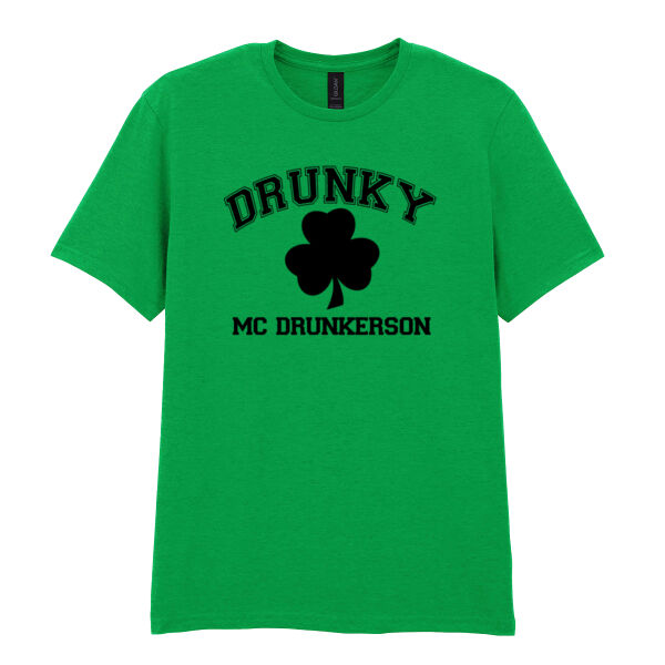 Drunky Mc Drunkerson - Softstyle™ adult ringspun t-shirt Thumbnail
