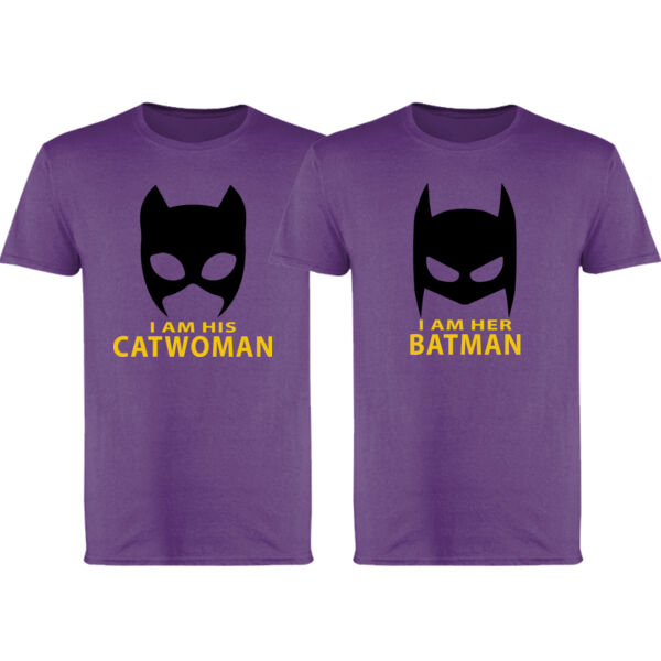 Im his Batwoman / Im her Batman - Matching T-shirts Softstyle  Thumbnail